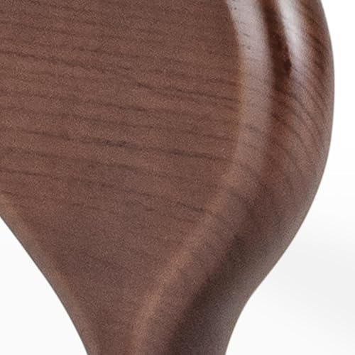 Miniatura 9 de Mesa de café triangular de vidrio moderna, con vidrio transparente vintage y base de madera maciza, mesa auxiliar para sala de estar, oficina,