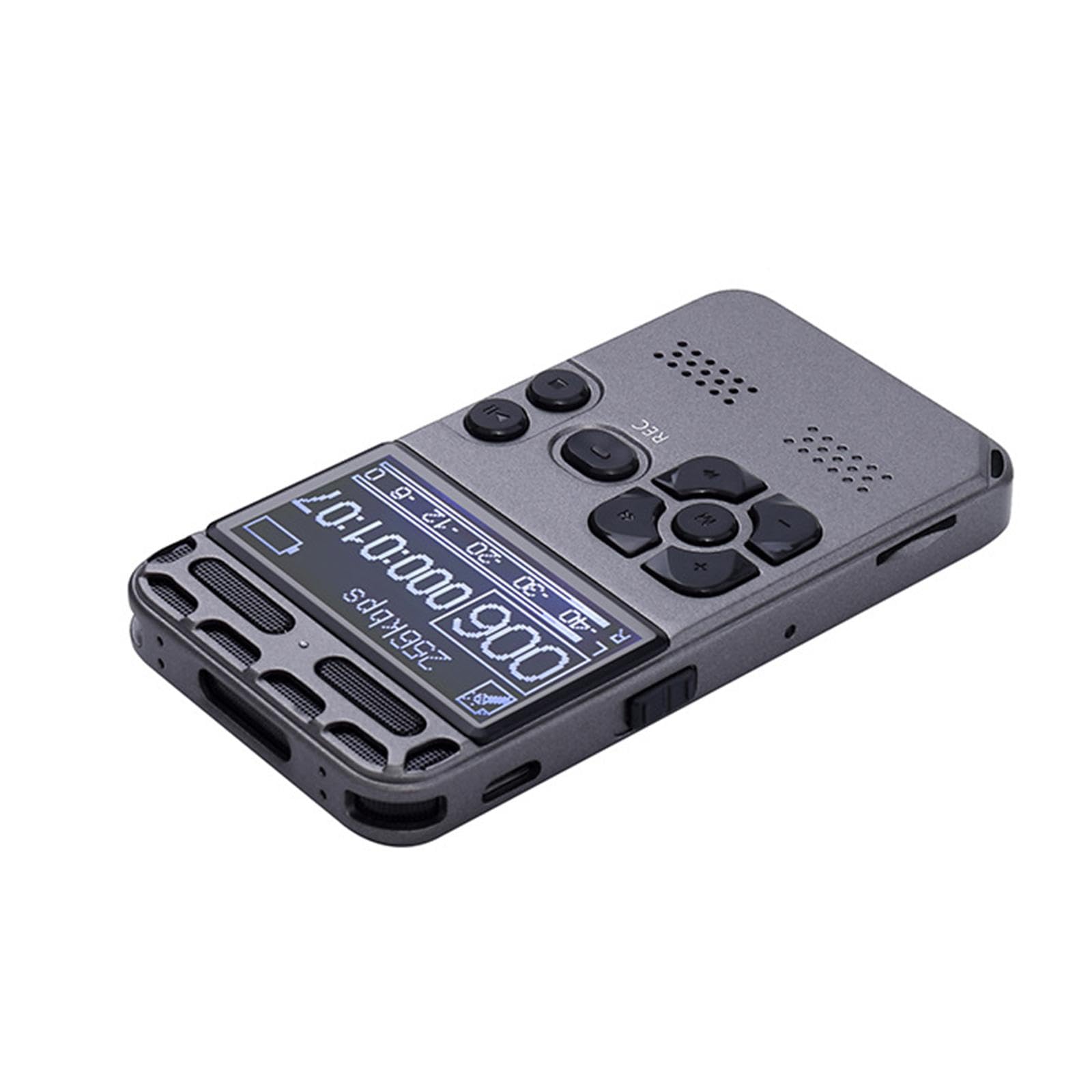 Dictaphone audio numérique rechargeable avec écran LCD 8 Go