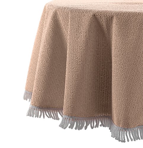 Wetterfeste Garten Balkon Terrasse Camping Weichschaum Tischdecke, Größe + Farbe wählbar (rund 130 cm, Beige) Wetterfeste Garten Balkon Terrasse Camping Weichschaum Tischdecke, Größe + Farbe wählbar (rund 130 cm, Beige)