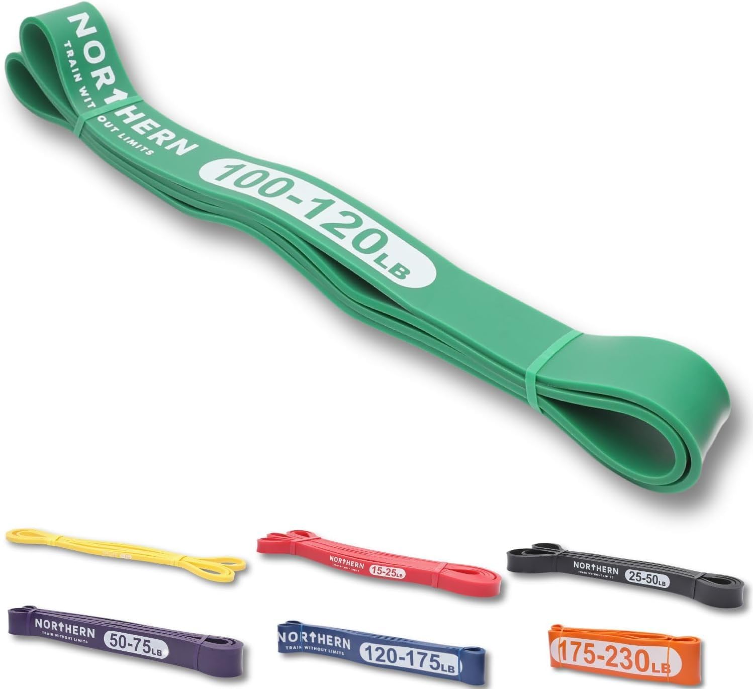 NORTHERN Resistance Bands - Exercise Bands for Physical Therapy, Yoga, Pilates & Home Fitness Training