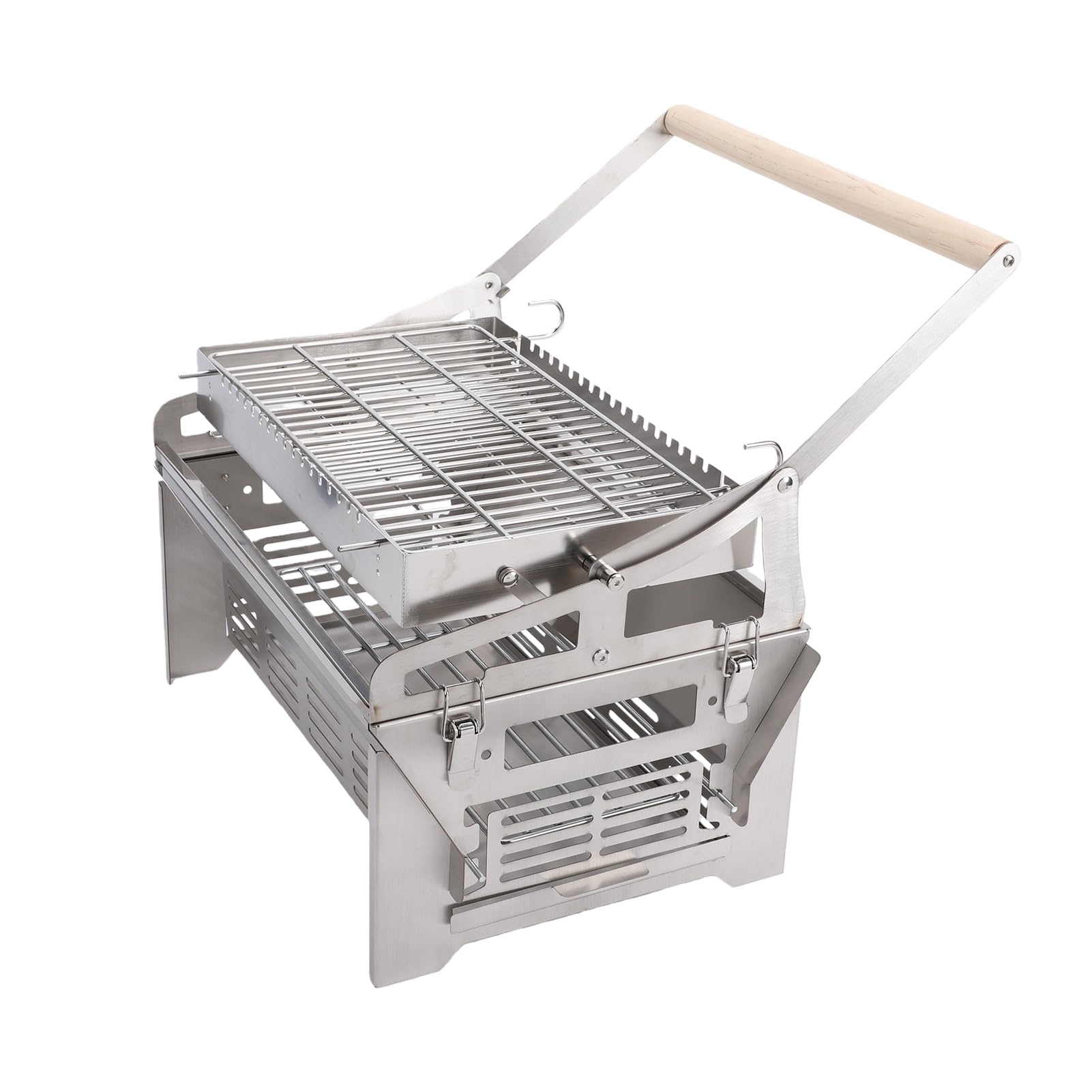 Parrilla Giratoria 360 Grados para Acampar
