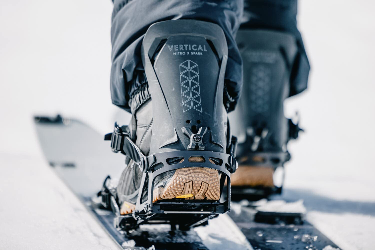 Nitro Snowboard Vertical '22 Premium Splitboardbindung Nitro X Spark Snowboardbindung