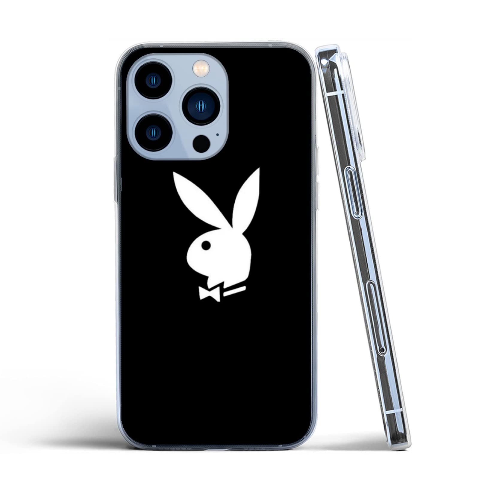 GOOBIXCompatible with iPhone 15 Case for Bunny Perreo for Man Woman Boy Girl Shatter Resistance Shockproof Protective Thin Phone Case Black