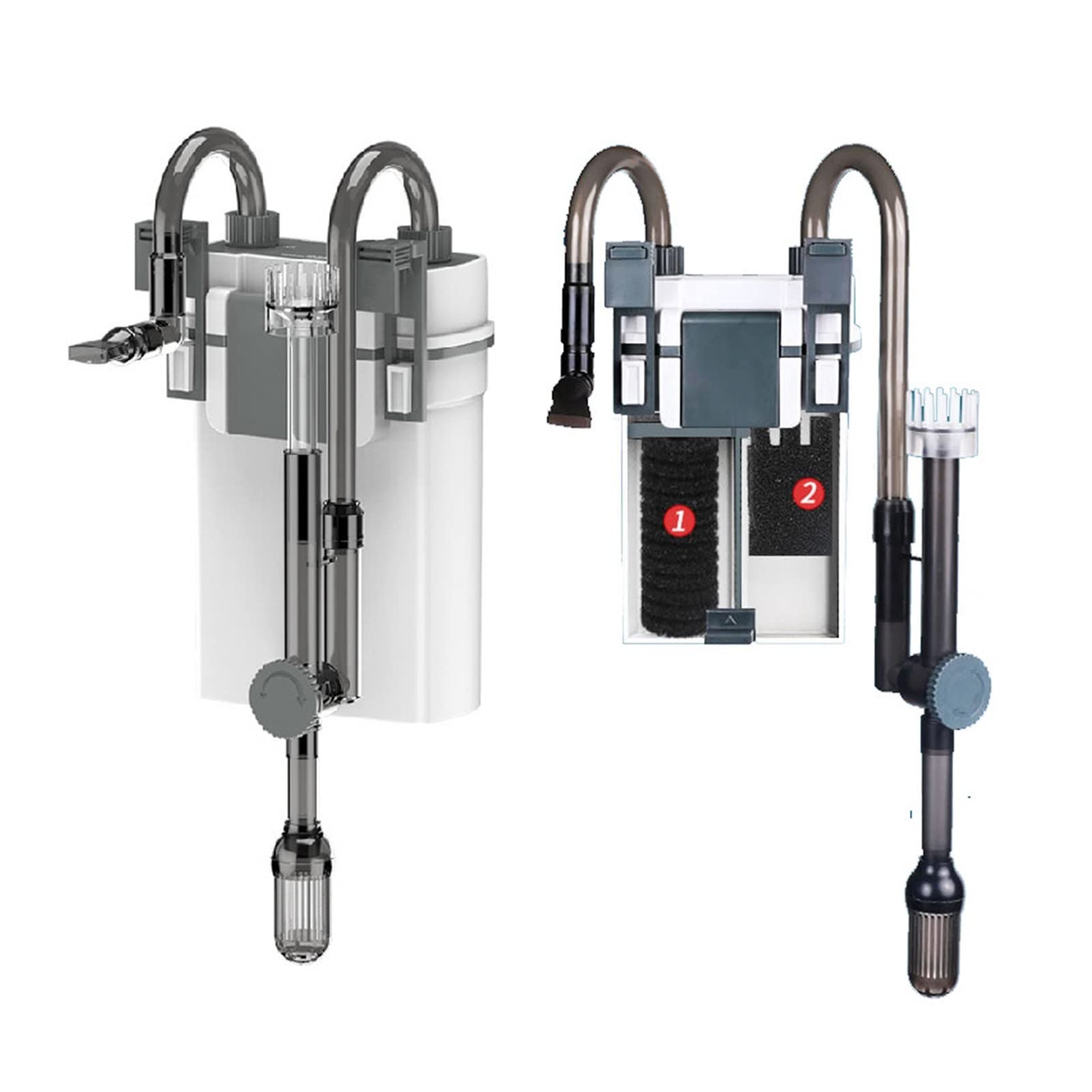 Yongpeng Aquarium Pumps & Filters XBL Series Aquarium Filter, Wall Mounted Filter, Barrel External Fish Tank, Small Silent Hang On Aquarium Tank Fish Tank With Filter (Color : XBL-500)