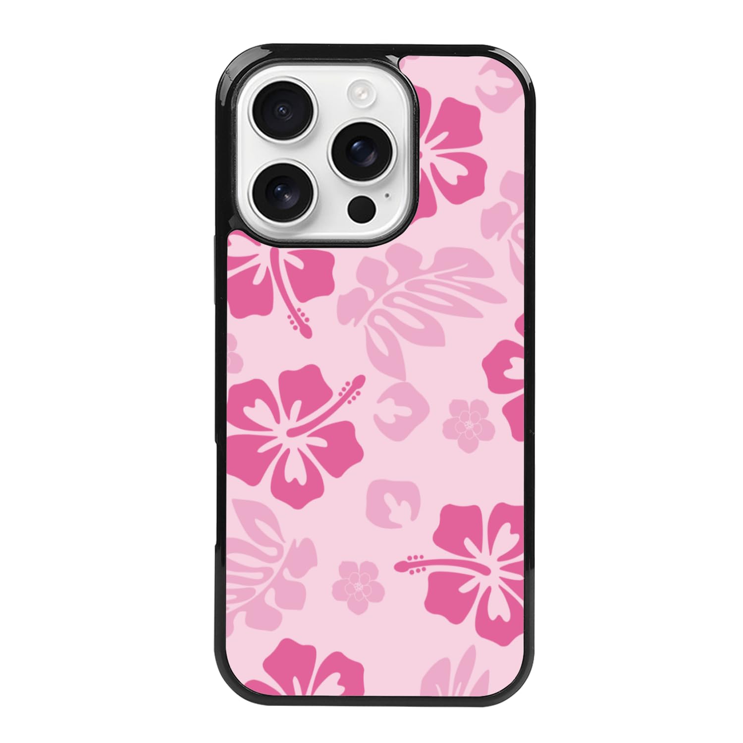 Amazon.com: Pink Hibiscus Phone Case Compatible with iPhone