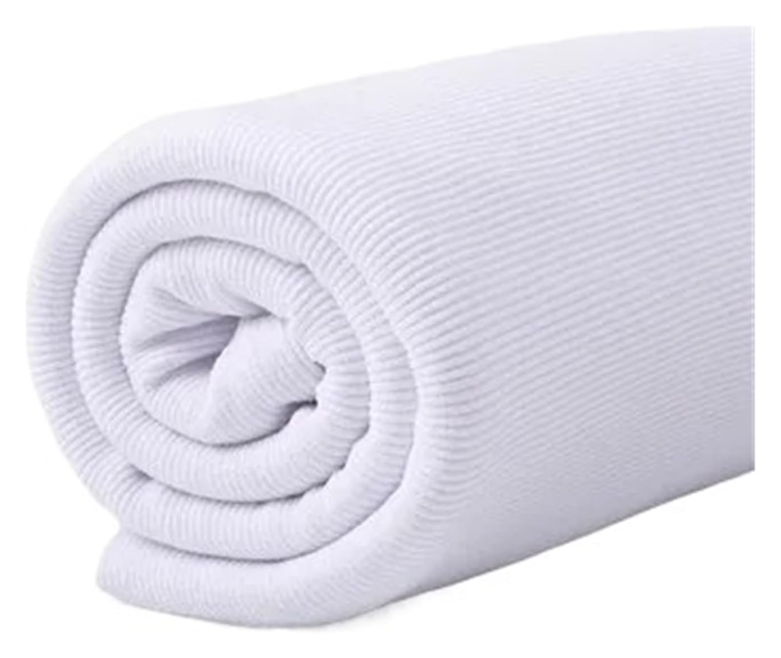 Rib Knit Cuff, Elastic 2x2 Ribbed Cuffs Multicolor 20x110cm Cotton Knitted Fabric for Sewing(3optical White)