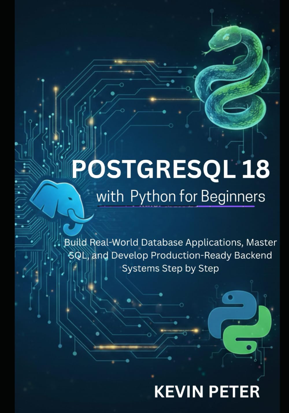 PostgreSQL 18 with Python for Beginners: Build Real-World Database Applications, Master SQL, and Develop Production-Ready Backend Systems Step by Step