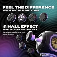 Vista 7 de ByoWave Proteus Controller Kit – Modular Gaming Controller with 15+ Interchangeable Parts, Custom Remapping & LED Lighting – Works with PC, Steam