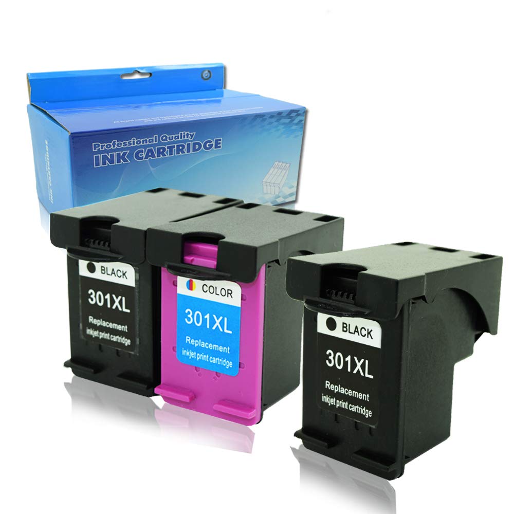3 cartuchos de tinta Remanufactured HP 301 301 301 XL compatibles con HP  Deskjet 2540 1510 3050A 3055A 1050A 2050 3000, Officejet 4630 4634, Envy  4500 5530 5532 5534 : Amazon.es: Informática