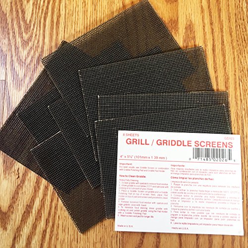 Grill Griddle Screens - 40 sheets - 4