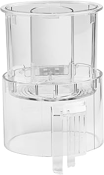 DLC-018BGTXT (DLC-018BGTXT-1) Large Pusher and Sleeve Assembly Fit for Food Processors, Compatible with Cuisinart Tritan Custom Food Processor DFP-11, DLC-8S, DLC-8SY, DFP-11 Deluxe 11,DLC -5,DLC-7FPC