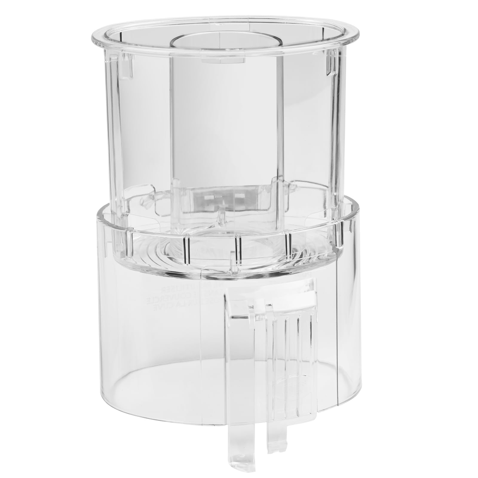 DLC-018BGTXT (DLC-018BGTXT-1) Large Pusher and Sleeve Assembly Fit for Food Processors, Compatible with Cuisinart Tritan Custom Food Processor DFP-11, DLC-8S, DLC-8SY, DFP-11 Deluxe 11,DLC -5,DLC-7FPC
