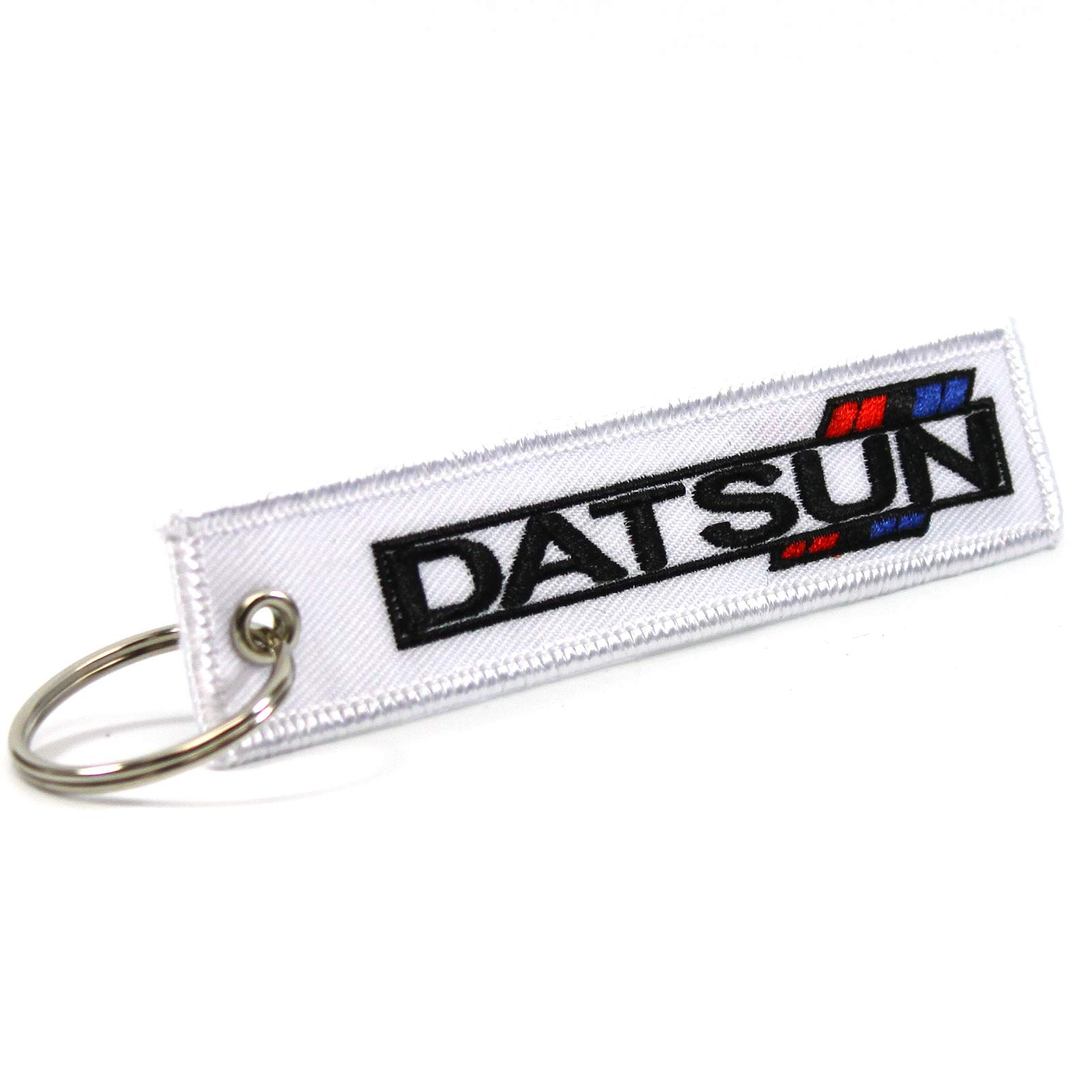 Rotary13B1 DATSUN Jet Tag Key Chain 1 inch x 5 inches - White