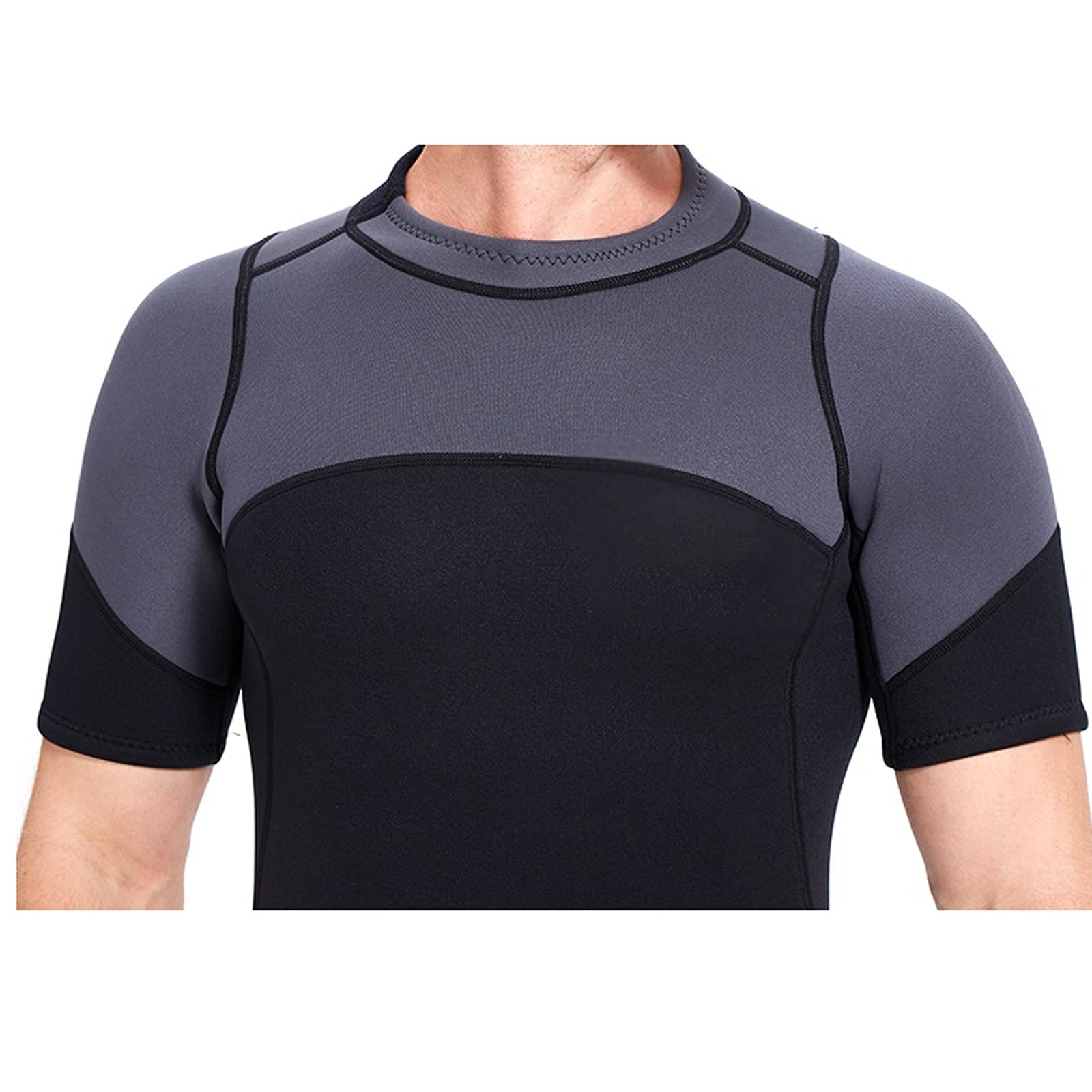 Muta umida per gli uomini 3MM Neoprene Muta da Uomo Scuba Diving Suit Un pezzo e Chiudi Corpo Scuba Immersione Surf Costume da bagno Manica Corta Triathlon