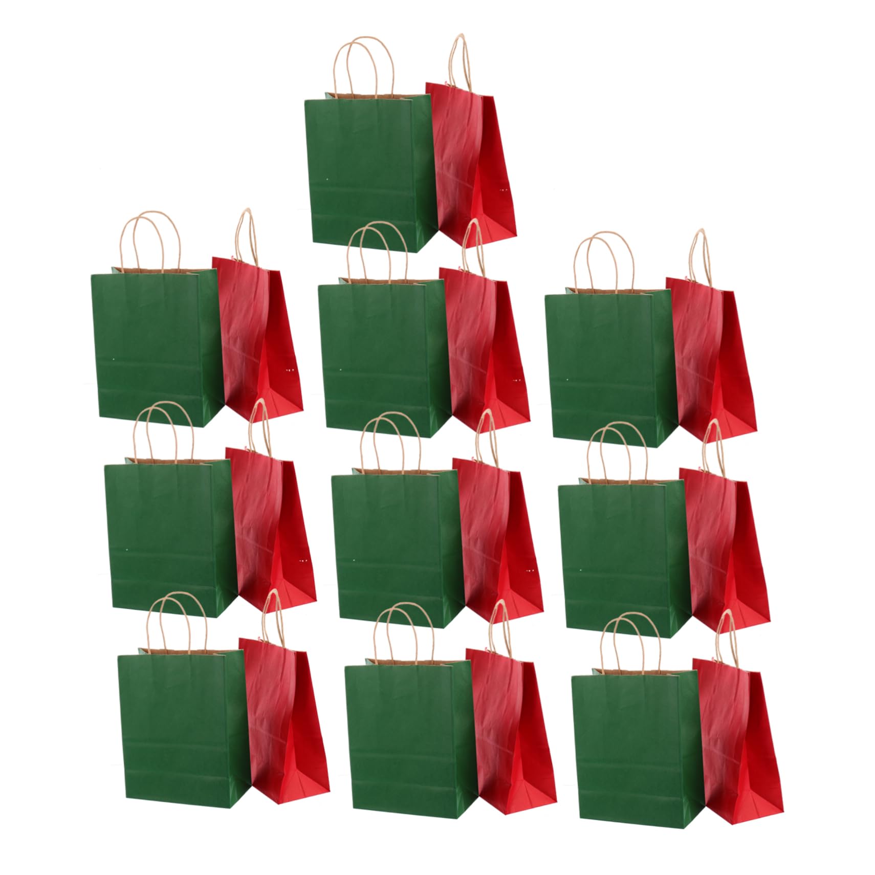 FRCOLOR 24piezas Obsequio de Navidad Bolsas de Papel Kraft para Guardar Ropa Bolsas de Obsequio de Papel para Envolver Festivales