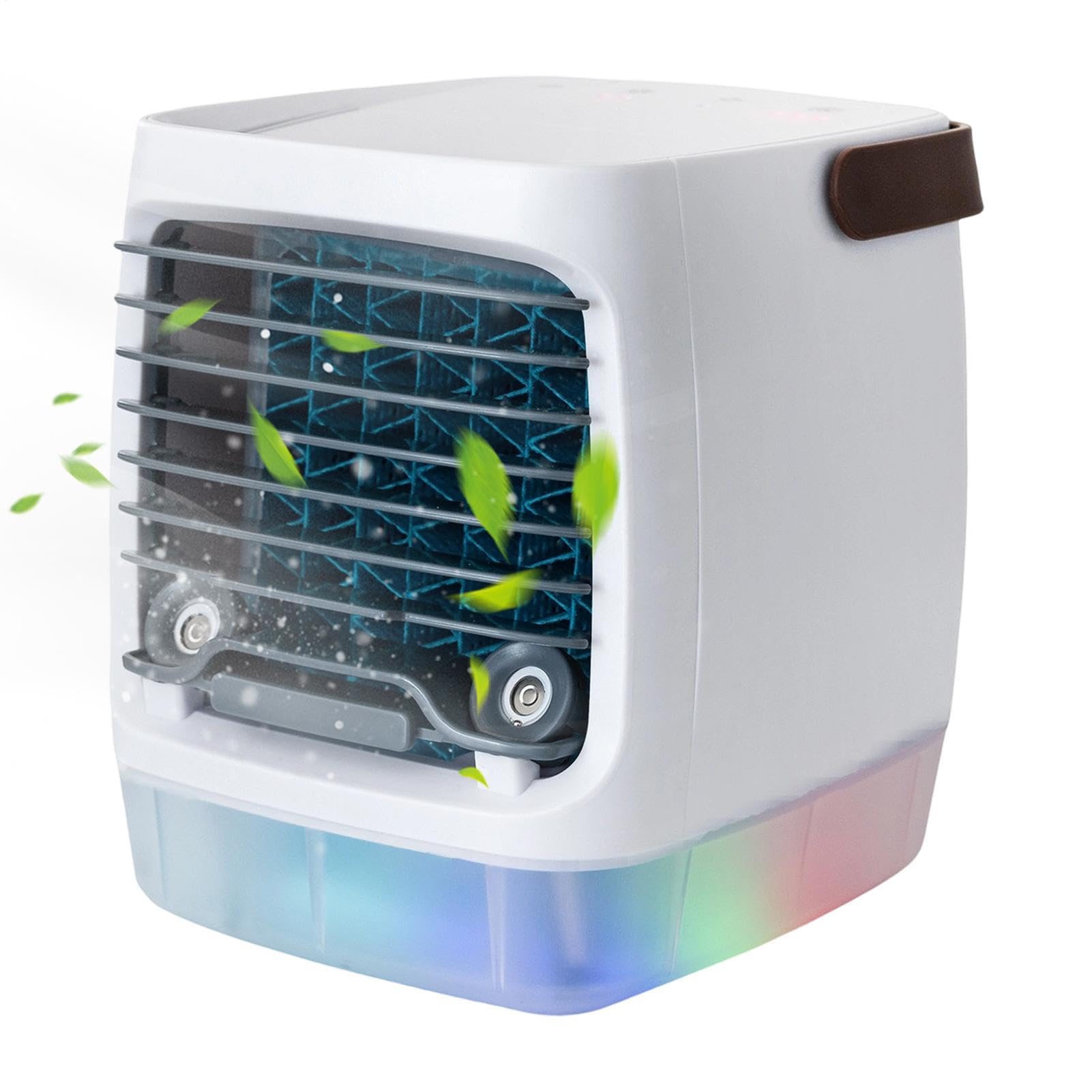 Generico Ventilatore Raffrescante per Camera da Dispositivo Portatile USB | Ventilatore da Scrivania Personale per Soggiorno Cucina Bagno Viaggio Camper Campeggio Officina Esterna