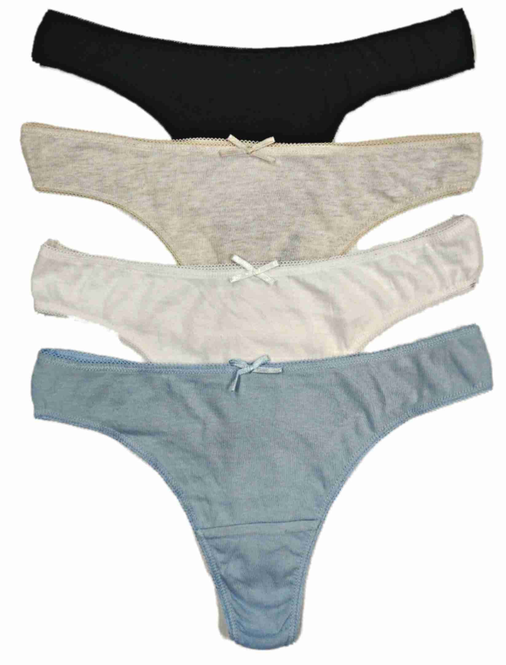 SG2 Women G-String Cotton Thongs/Underwear/Panty Briefs(Pack of 4)-image-28