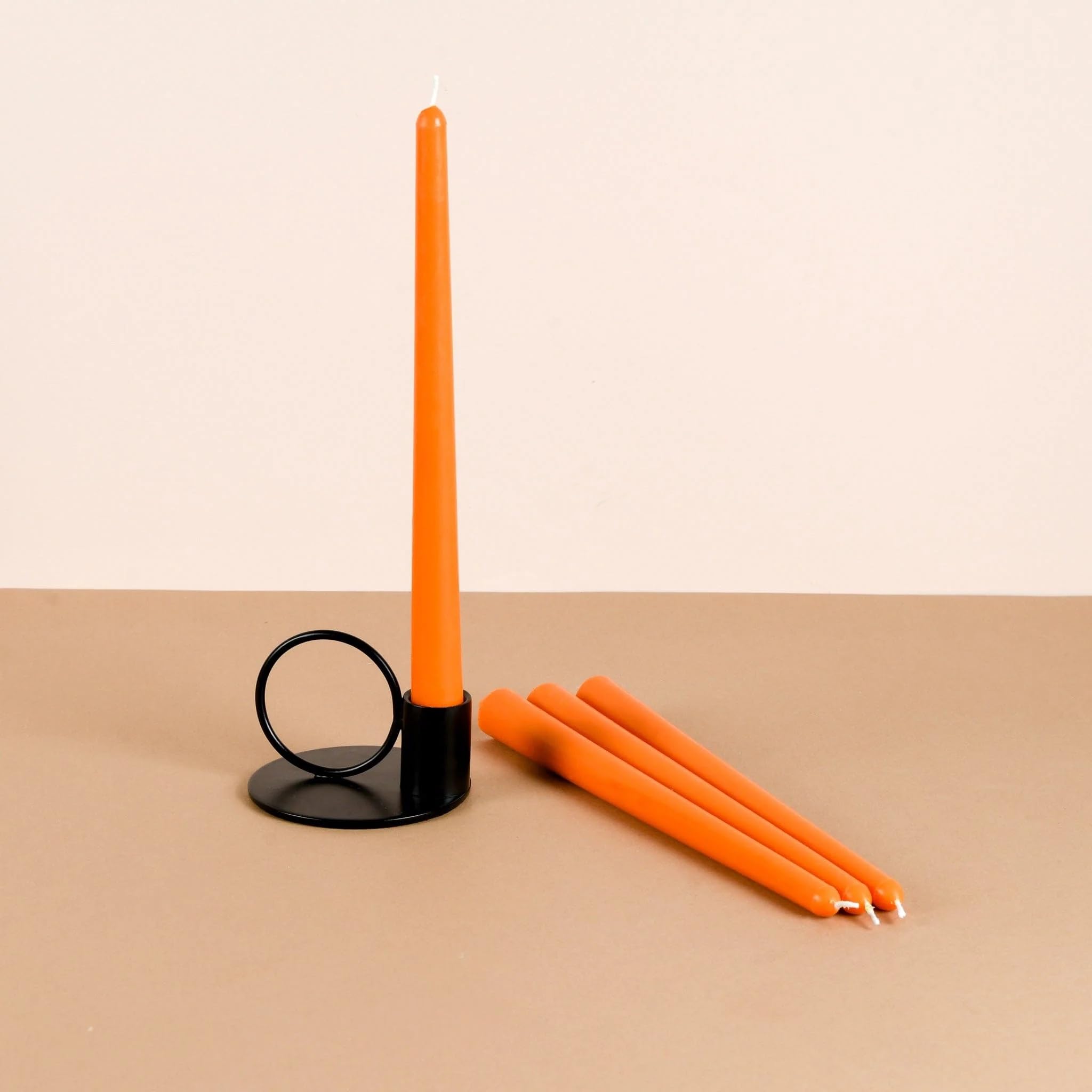 Set of 4 Lavender Tapered Decorative Scented Candle| Aromatic Vanilla Sunshine|Upto 1 Hr Burn time - 70gm Each | Candle for Candle Stand - Home/Party/Table Decor-Celebration/Dinner Hosting