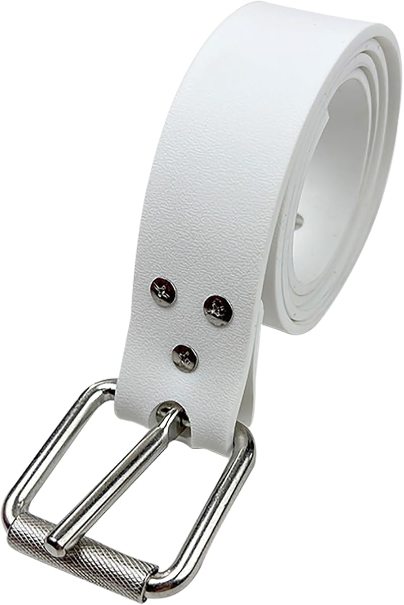 Cinturón de peso para buceo con hebilla de acero inoxidable de liberación rápida Cinturones de peso de goma para buceo libre, cinturón de buceo para pesca submarina 53 pulgadas (1,35 m)