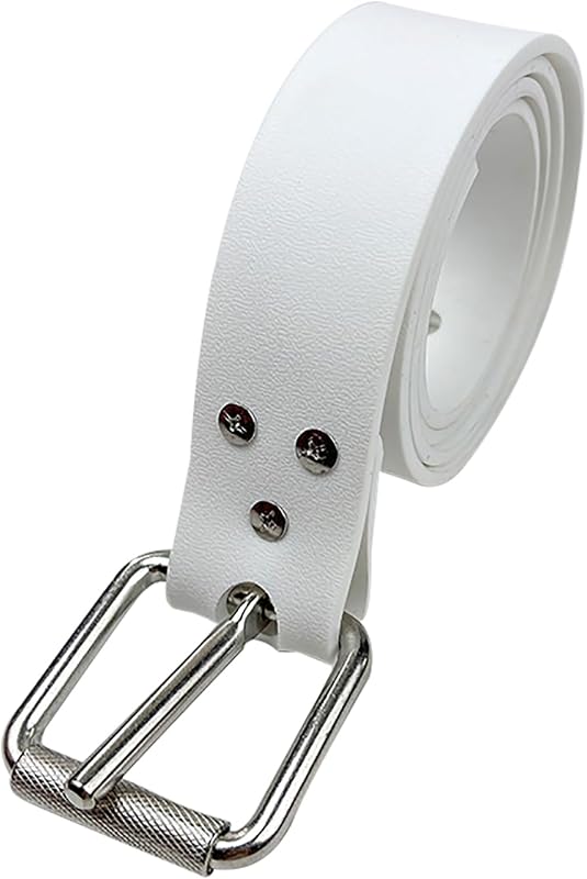 Cinturón de peso para buceo con hebilla de acero inoxidable de liberación rápida Cinturones de peso de goma para buceo libre, cinturón de buceo para pesca submarina 53 pulgadas (1,35 m)