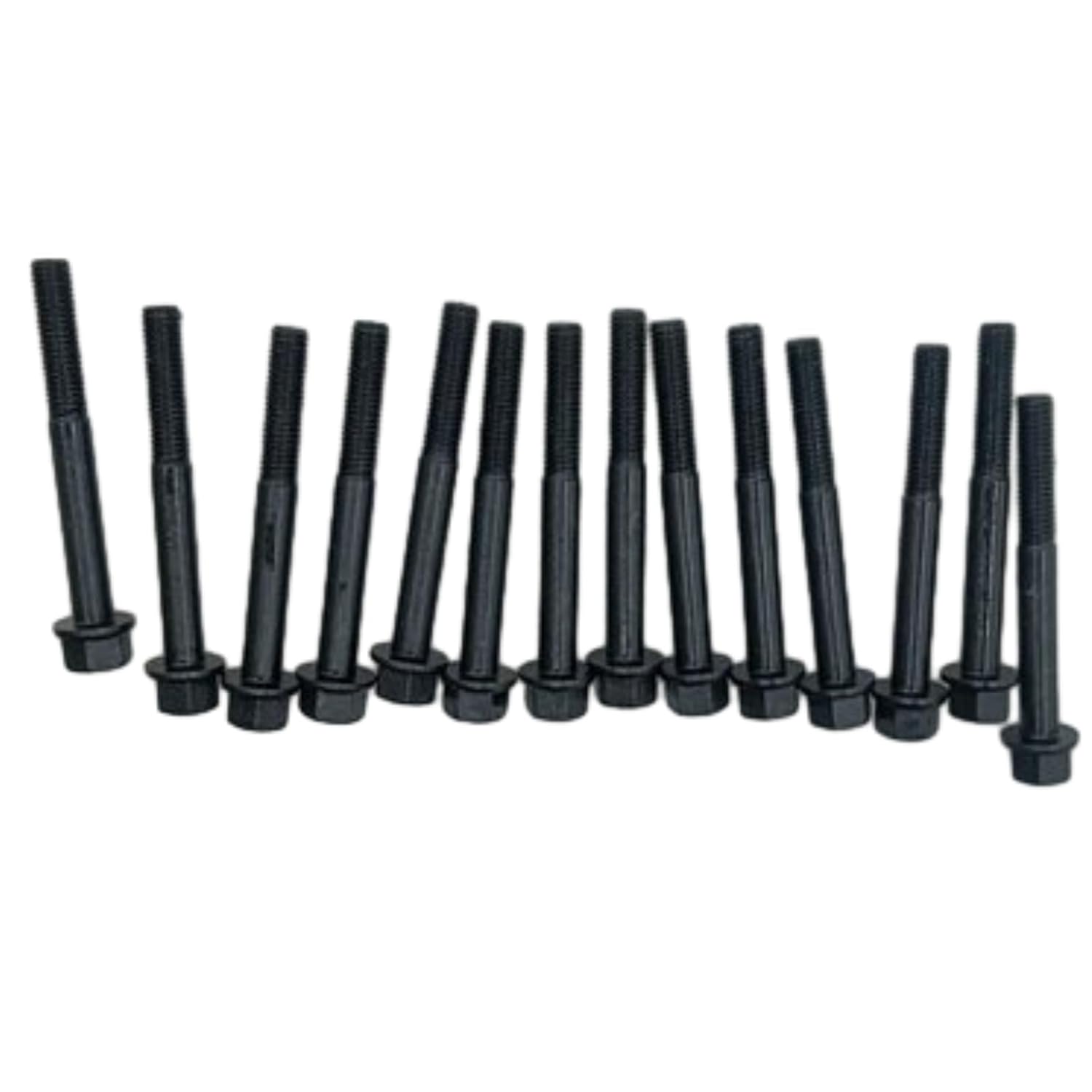 FridayParts 1Set/14PCS D902 Engine Cylinder Head Bolt 6670353 Compatible for Kubota Engine