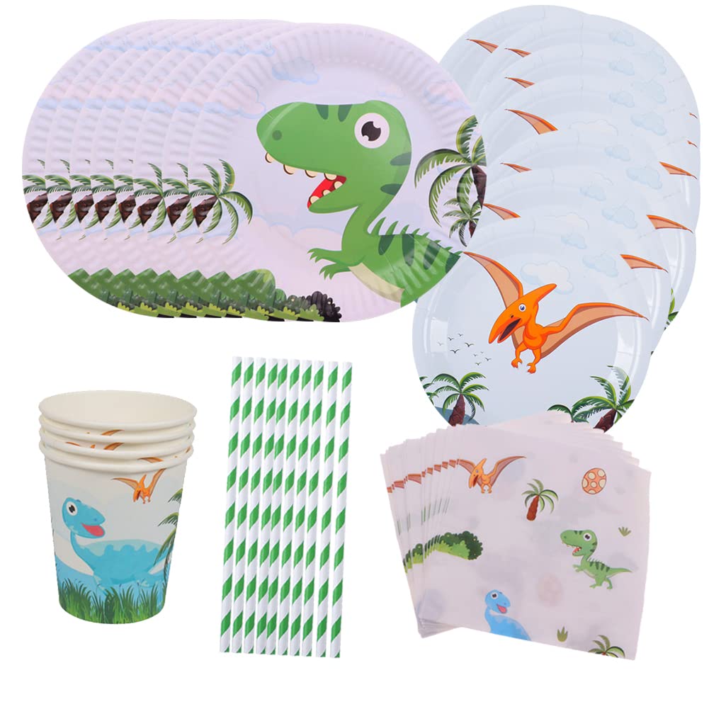 Buy 10 Guests Dinosaur Party Tableware Set 60 Pieces Dinosaur Theme
