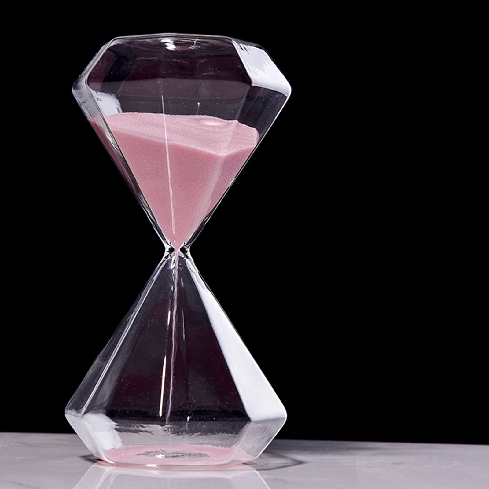 Temporizador de Arena portátil de 5, 15 y 30 Minutos, Grande, for niños, Oficina, Aula, Cocina, Juegos, Cepillo de Dientes, Reloj de Regalo ，Reloj de Arena(Purple)