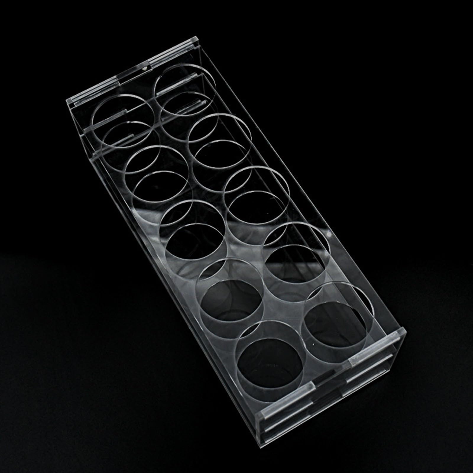 apparecchi per Laboratorio Rack for Provette da Centrifuga 100 Ml Supporto Posto 10 Provette Portaprovette Trasparente Diametro 40 Mm