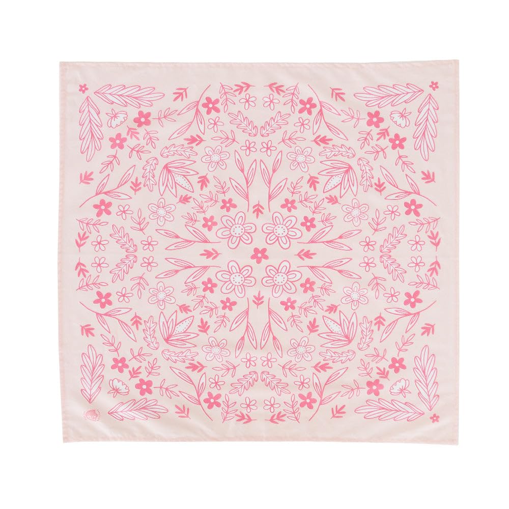 Daydream Society Pony Tales - Bandana - Floral Design - Bandana in Pink and Floral Pattern - Pack of 1 Bandana - For Birthdays, Cowgirl Parties and more