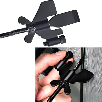 Pack 2 Cerraduras Portátiles Para Puerta – Bloqueo Sin Agujeros, Seguridad Para Casa Y Viajes