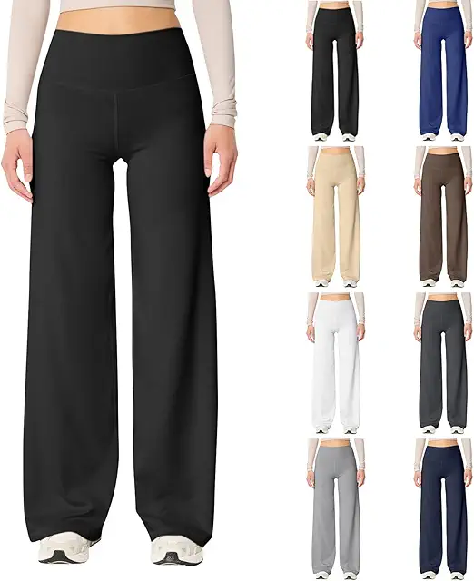 Petite Yoga Pants: Straight Leg, Slim Fit, Elastic Waist with Pockets