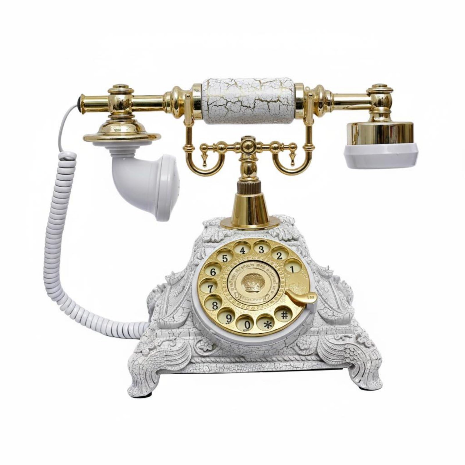 Antique Rotary Phone Adjustable Ringer Desk Phone, 117Bs | Vintage Home Telephones Electronics-picture-10