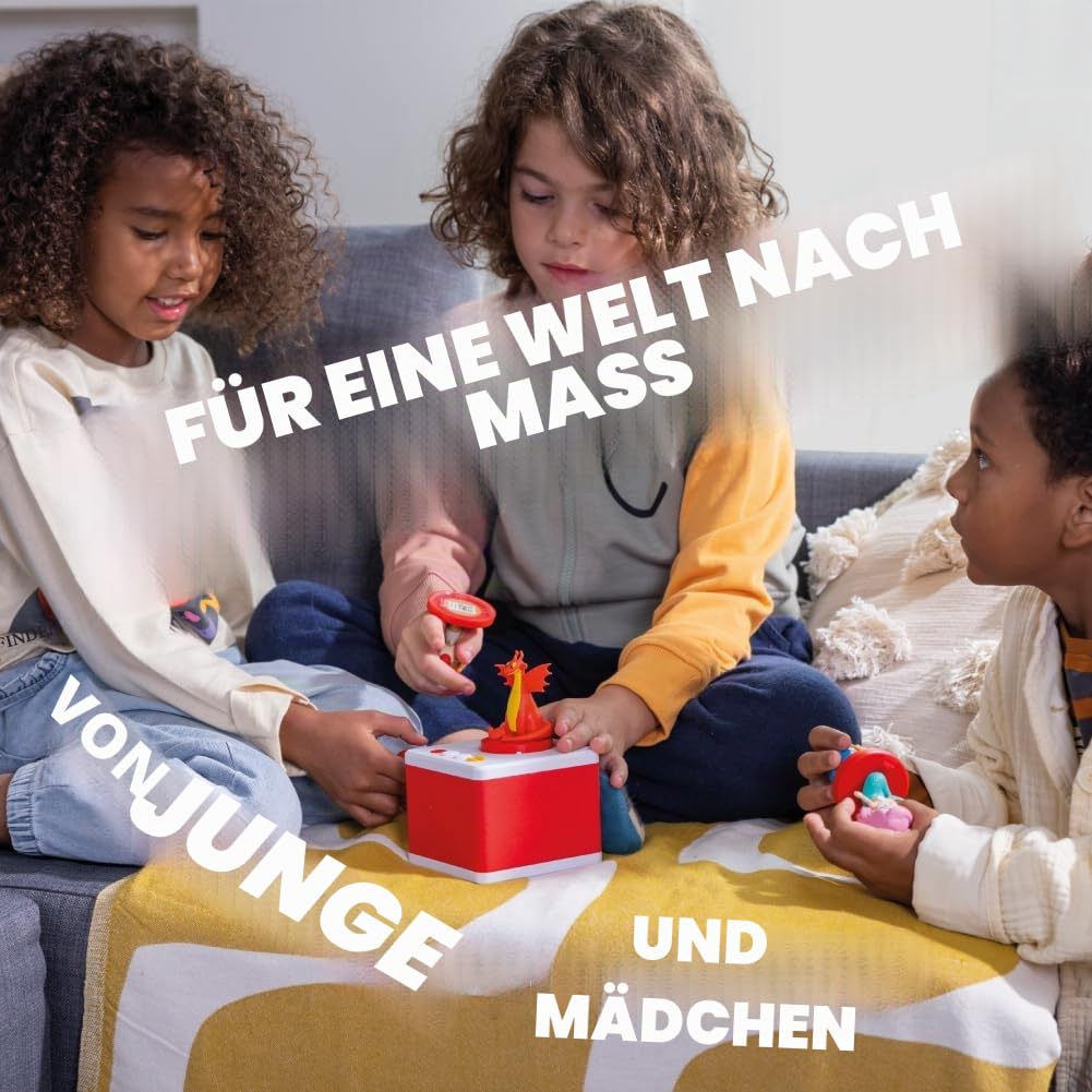 FABA-Geschichtenerzähler – Audio-Box mit Klangfigur Ele, der Elefant“ – Lernspielzeug, italienische Version, für Kinder ab 3 Jahre