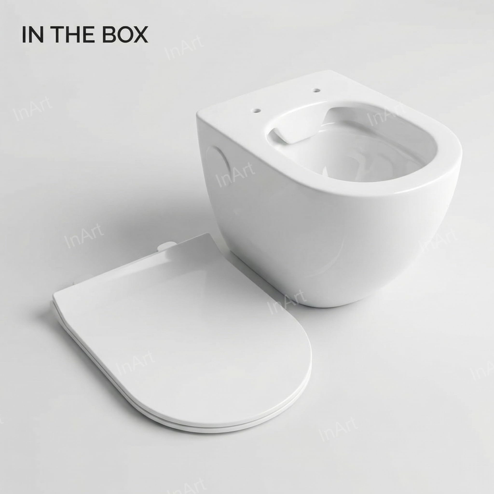 Wall Mount Commode - European Toilet -8 Wall Mount Commode - European Toilet -8