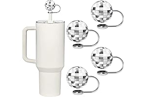 FZR Legend Disco Ball Straw Covers for Stanley Tumbler Cup