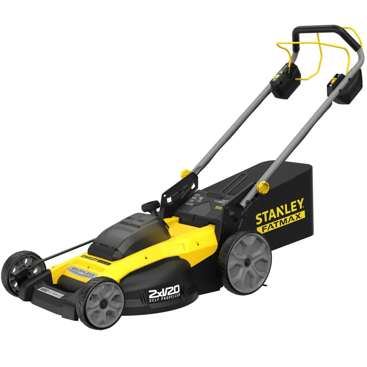 Stanley SFMCMWS251M FATMAX V20 kosiarka akumulatorowa 51 cm z napędem na koła 2 x 18 V 4,0 Ah