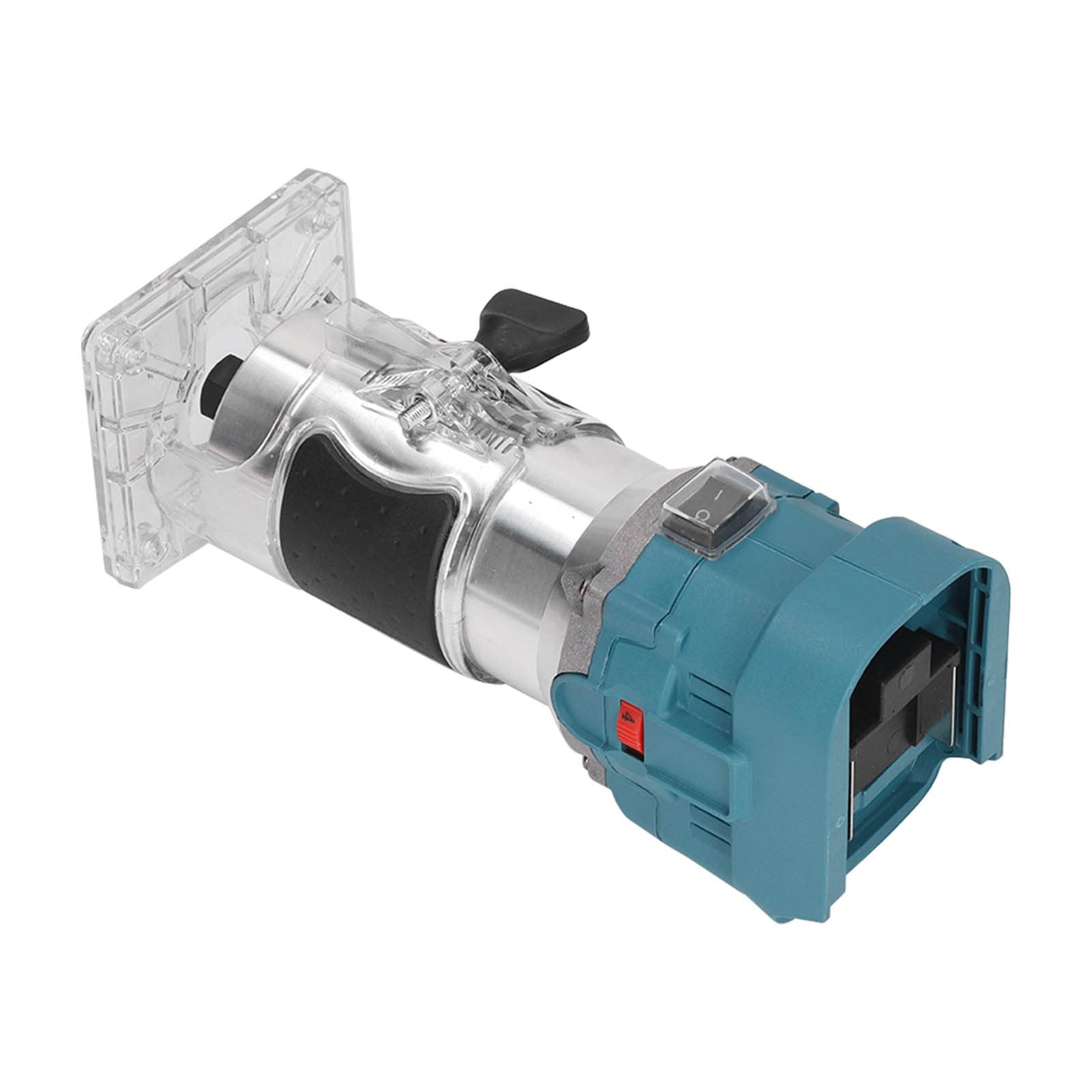 Enrutador inalámbrico para carpintería, máquina cortadora de madera con batería de iones de litio sin escobillas de 18 V, velocidad de 6 engranajes ajustable de 10000 a 30000 RPM,