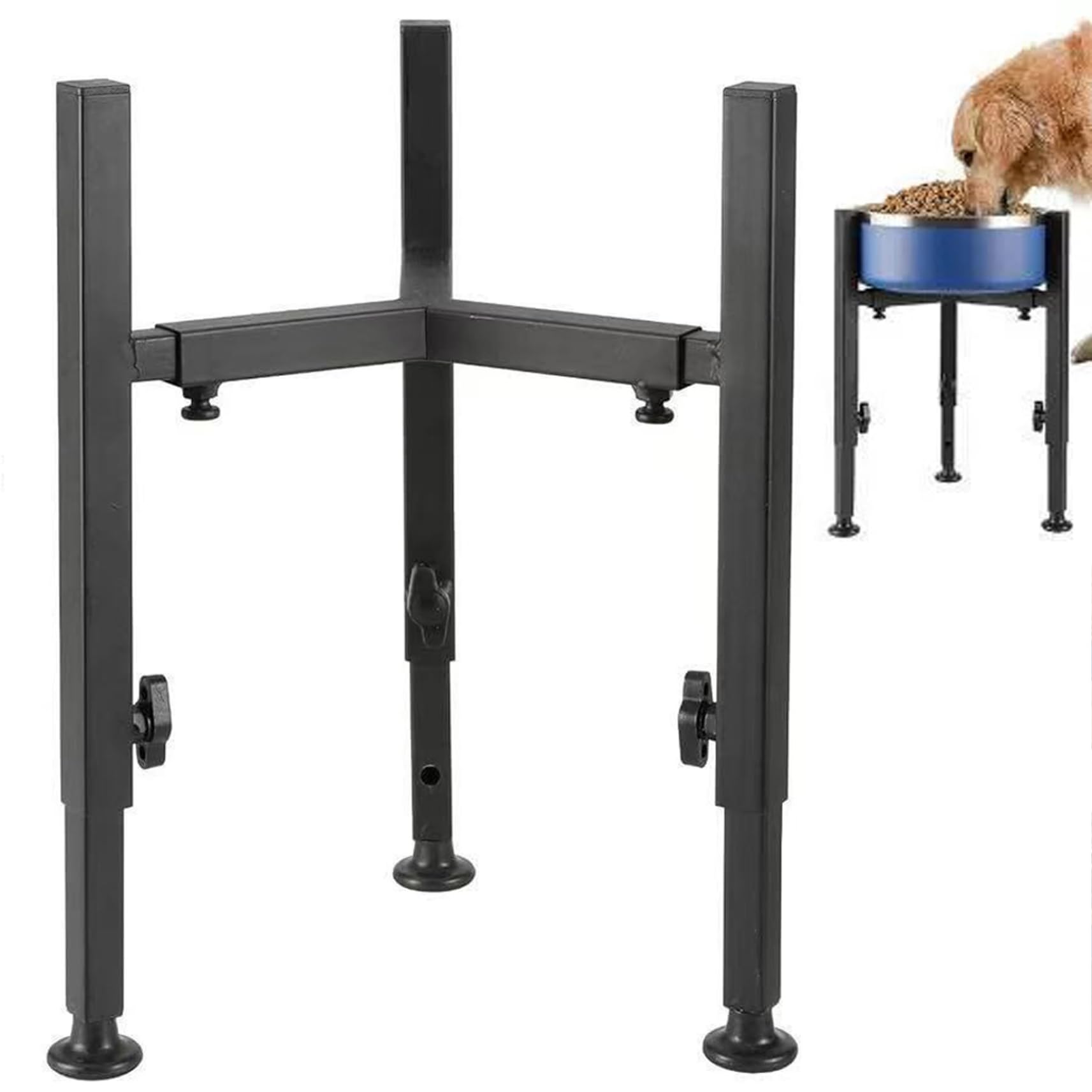 Gamelle surélevée ergonomique chien support réglable ajustable