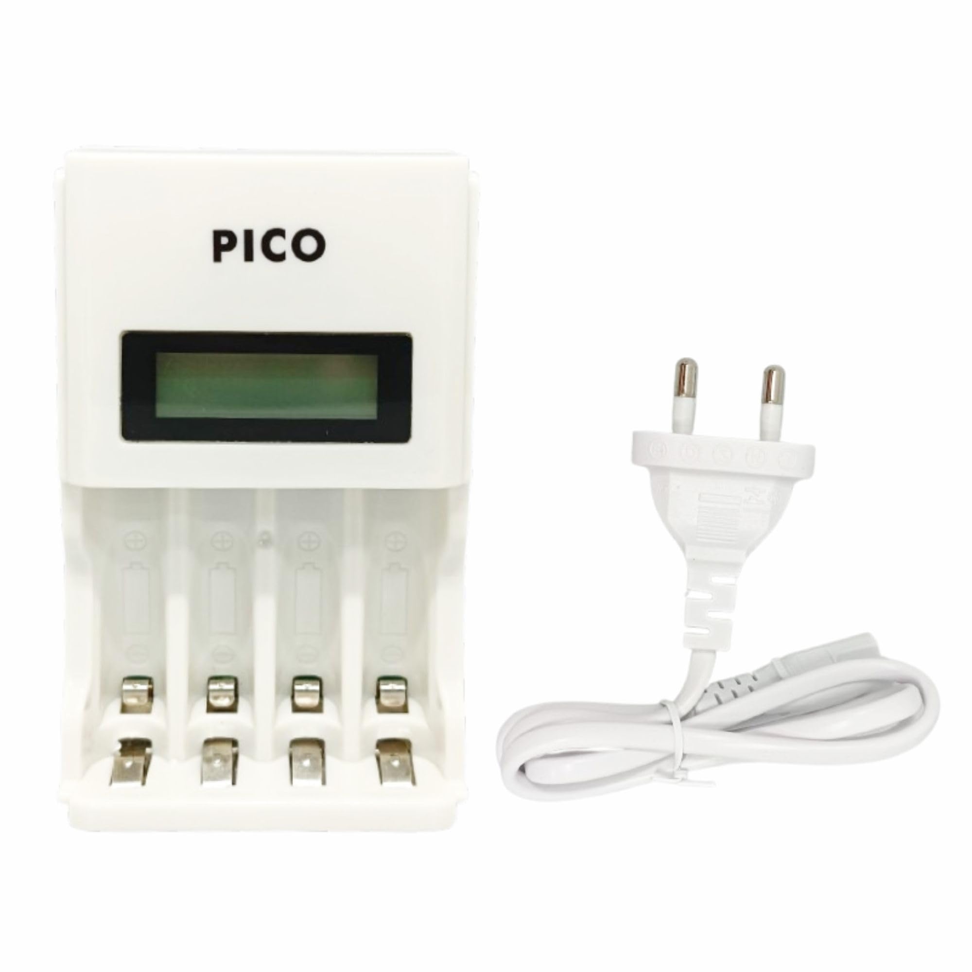 PICO® (PICO-BC05) Smart Super Ultra Fast Charger for Rechargeable Batteries AA & AAA Ni-mh, with LCD Display Indicator, Smart Charge Control System, Charge 1 or 4 Batteries at a Time-image-29