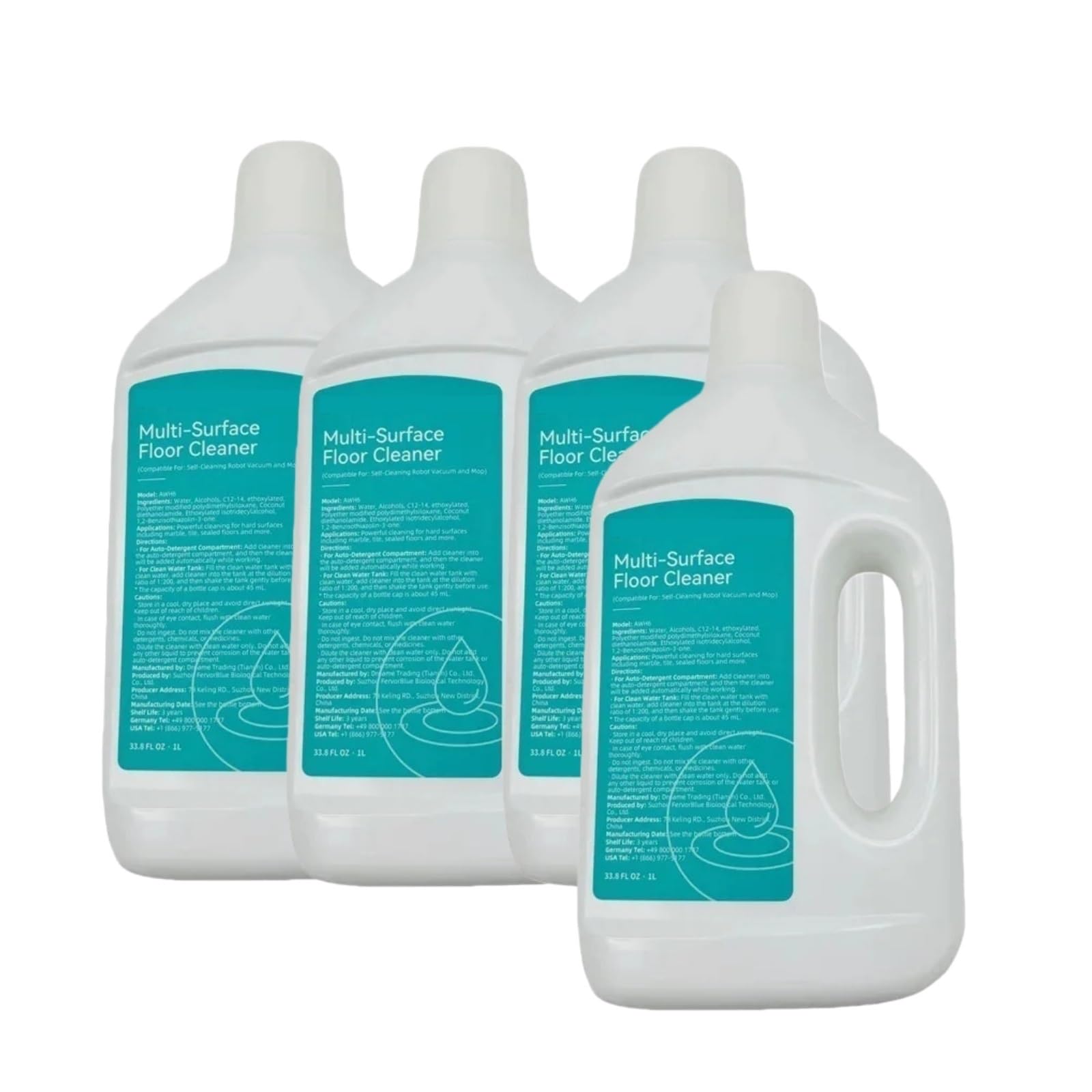 Líquido para aspiradora - Compatible con Dreame, solución para fregona húmeda y seca para limpiar suelos de múltiples superficies