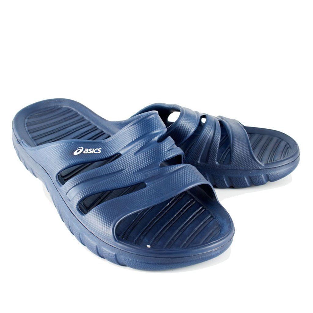 ASICS, Raway Navy, Ciabatte da Piscina/Palestra, Taglia 38 : Scarpe e borse
