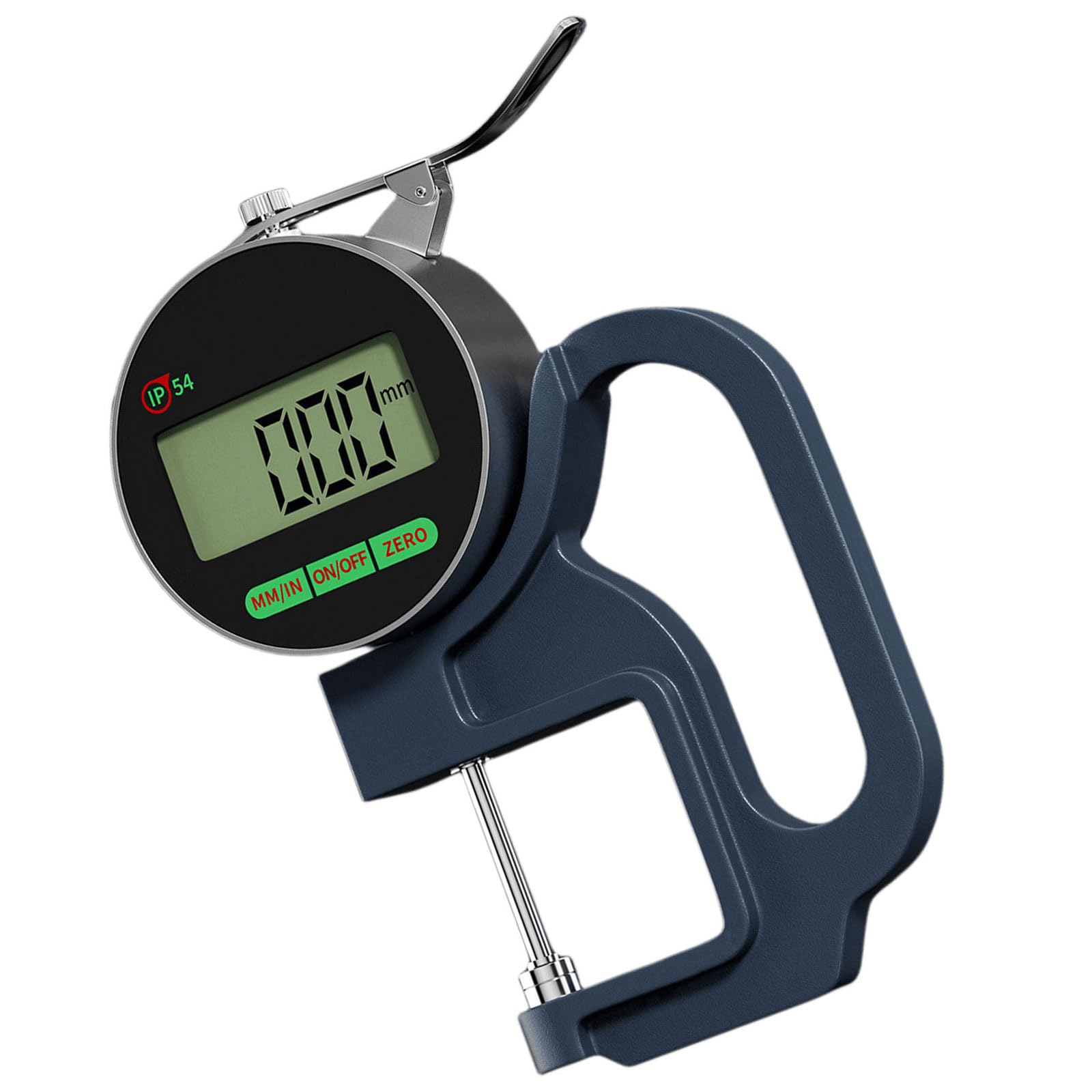 Pxzh Dialgage 25.4Mm 12.7/25.4Mm High Accuracy Thickness Measuring Gauge Rechargeable Digital Tester With Lcd Screen And Housing Thickness Meter Gauge