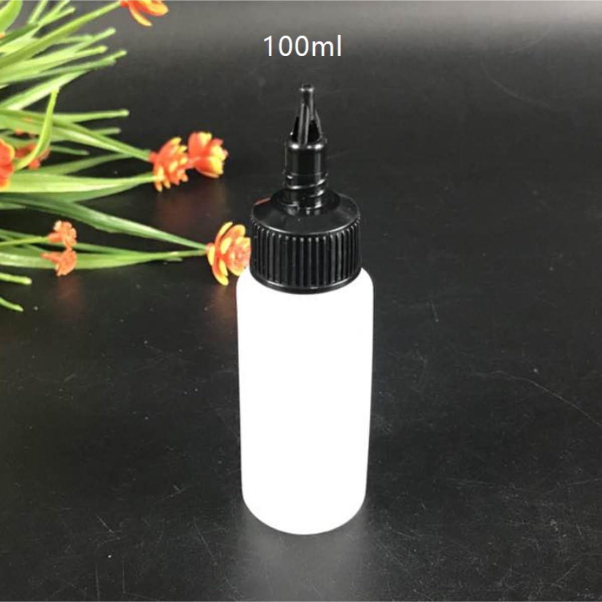 Squeeze Bottle Pack of 6 Plastic Squeeze Condiment Bottle Pointed Ketchup Mustard Sauce Liquid Dispenser Container Dinnerware