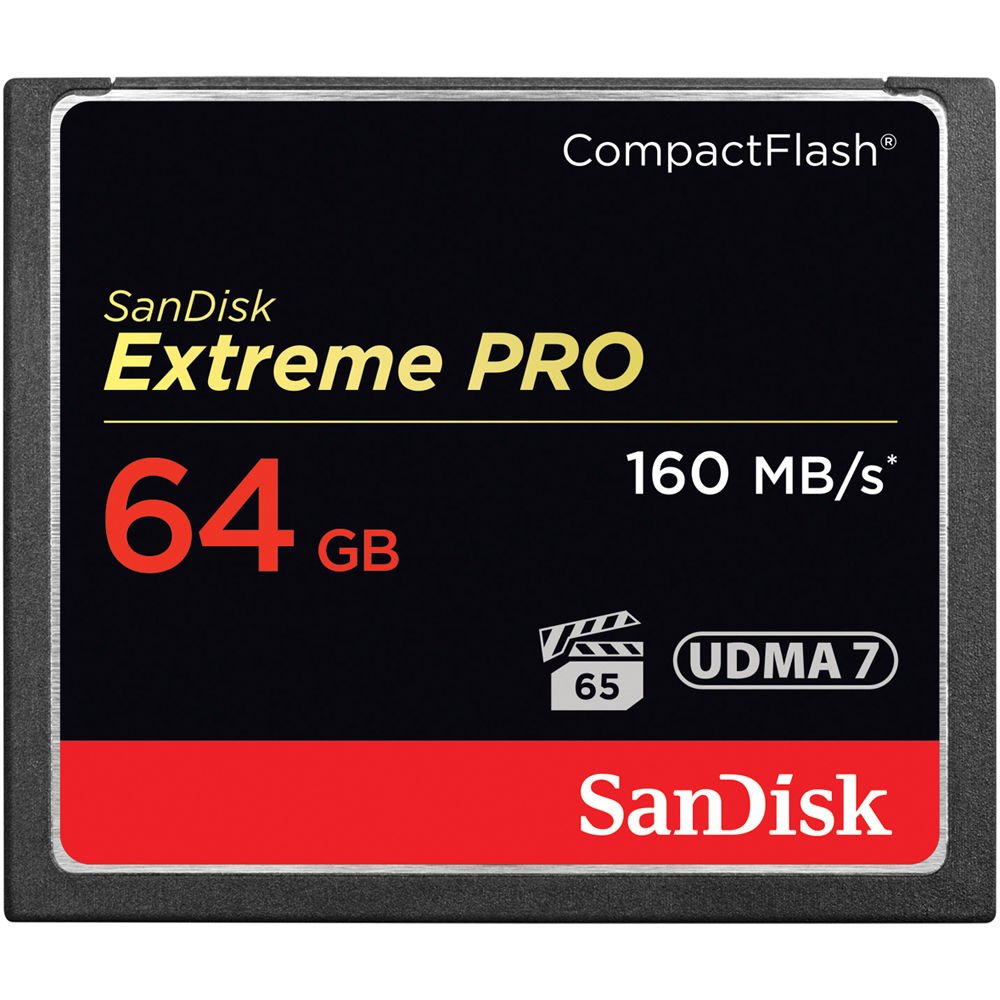 Sandisk 64GB Extreme Pro CF memoria flash CompactFlash