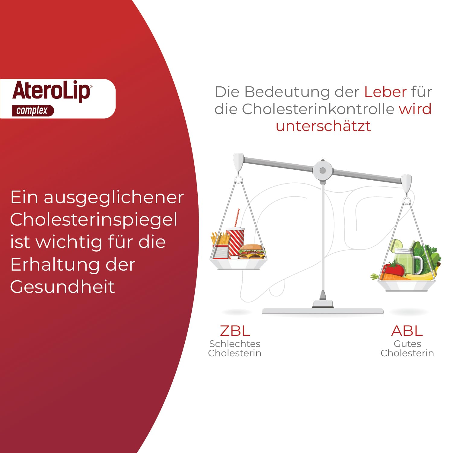 Aterolip Complex Caps Roter Reis Kapseln Cholesterin - 150 Cholesterin Senken Kapseln - Mit Cholin, Monacolin K, Olivenblatt Trockenextrakt, Niacin, Kurkuma, Policosanol und Vitamin B12