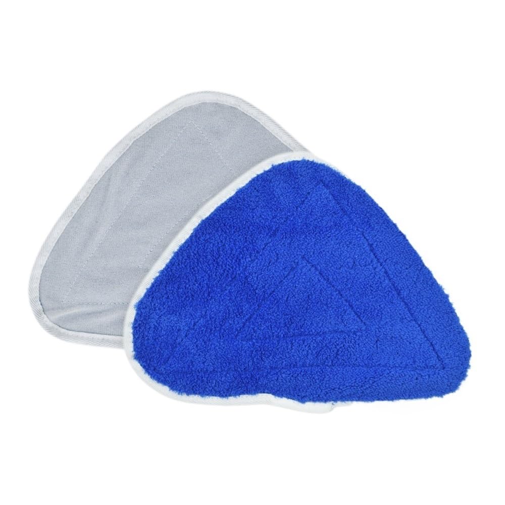 Jobaojiang 2PCS Replacement Microfiber Mop Pads Washable Reusable Mop Refill For Hot Spray Steam Mop Cleaning Tool(Blue)