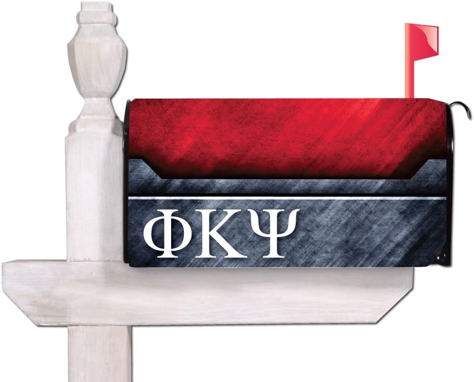 VictoryStore Outdoor Mailbox Cover - Phi Kappa Psi, Design 1, Armor, Magnetic Mailbox Cover