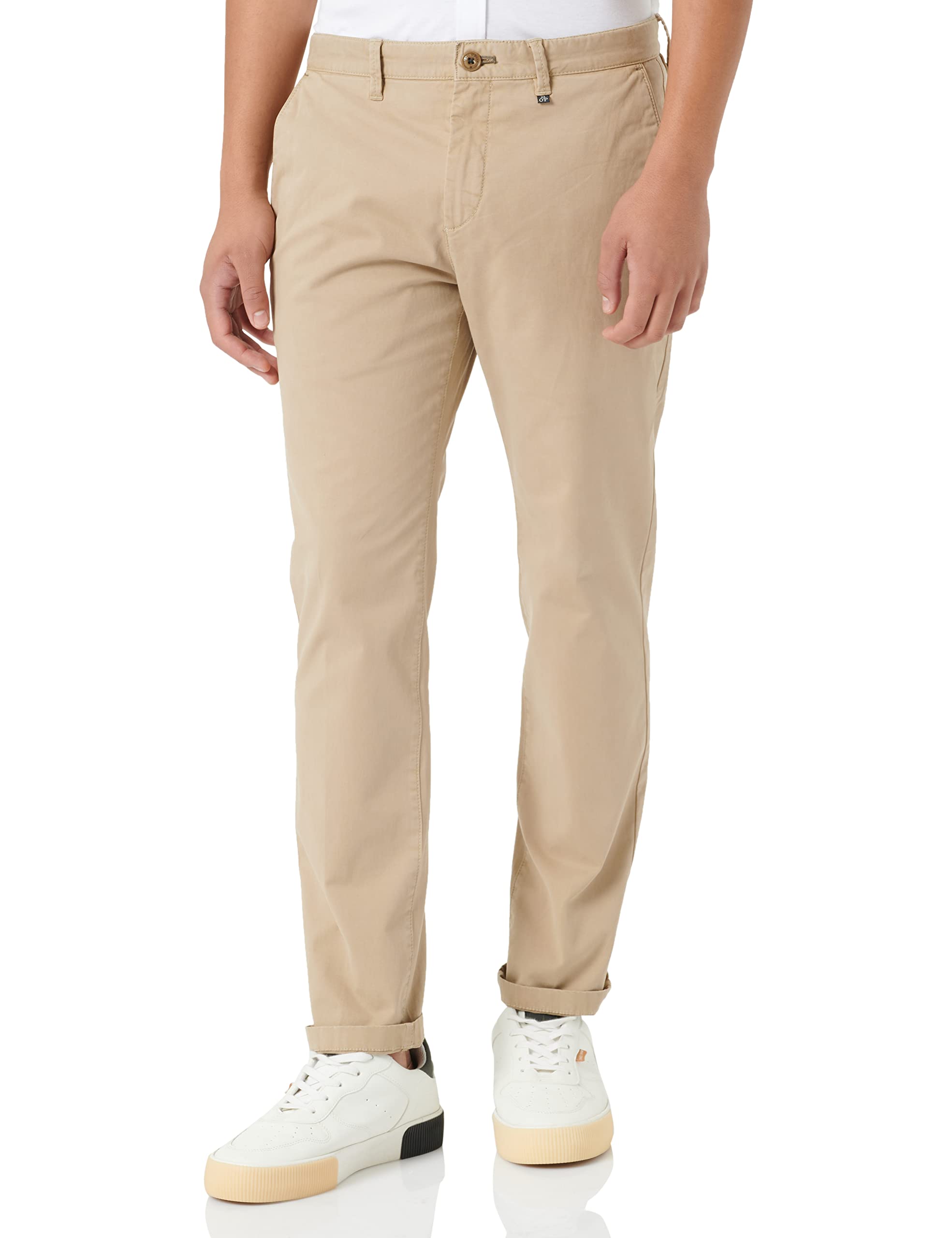 Marc OߴPolo Herren Chinohose mit Stretch-Anteil Slim Fit