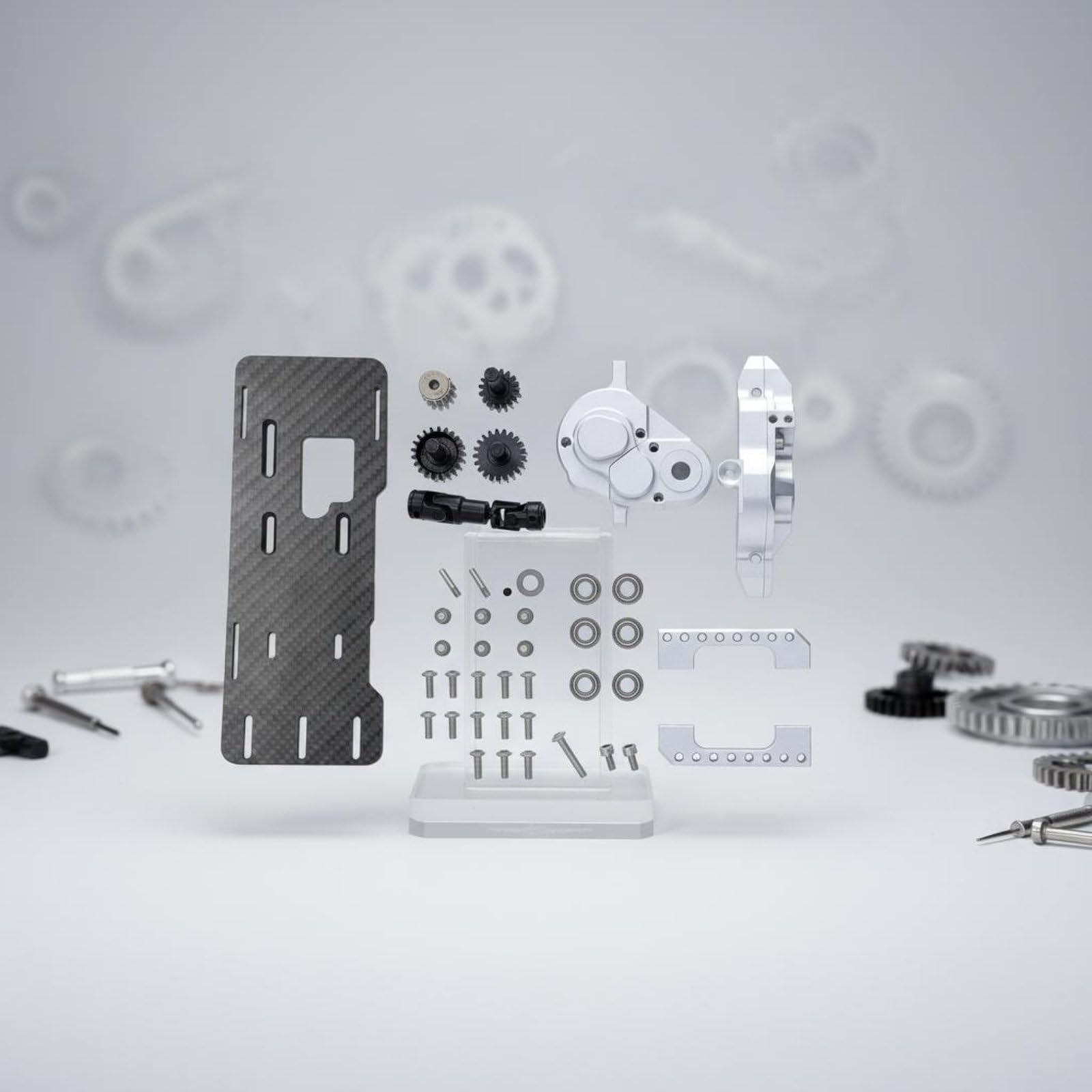 Baoblaze Kit Cambio Anteriore per Auto Radiocomandata Trasmissione Motore Anteriore Ingranaggi Metallo Durevole con Ingranaggi di Precisione Adatto a Controllo