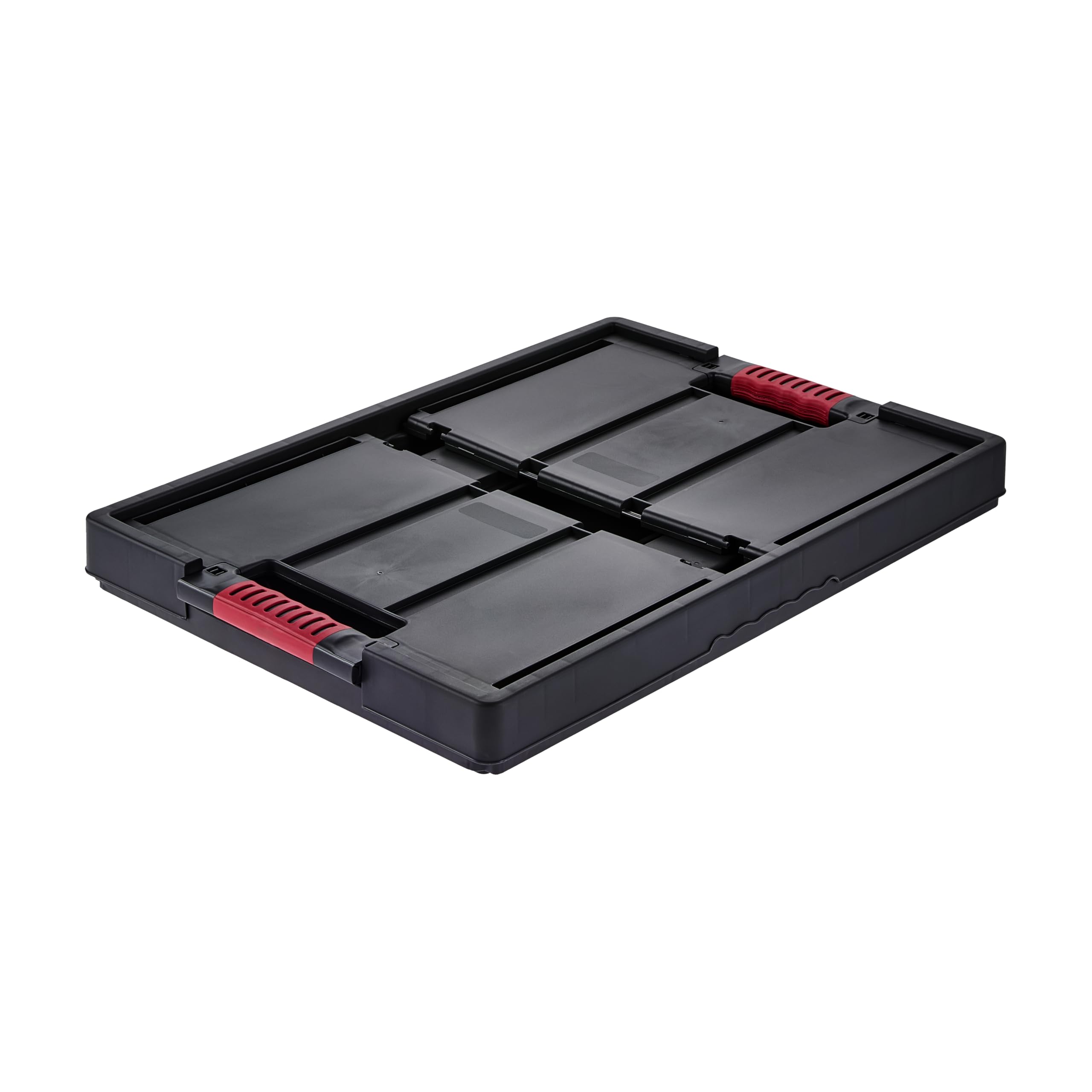 keeeper benno 2x contenitori pieghevoli professionali robusti con manici soft-touch, 45 l, Portata fino a 50 kg, Adatta per carrelli della spesa, 54 x 37 x 27,5 cm, Grigio grafite (Graphite)